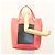 Autre Marque BOTTEGA VENETA Bolsa Tote Couro Laranja Ouro Prata Auth bs26109 Dourado - vista 25