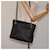 BALLY Chain Shoulder Bag Leather Black Gold Auth BA2785 Golden  - view 21