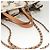 Borsa Tote in Canvas CHANEL Chain 2way Grigia CC Auth 125976 Marrone - vista 7
