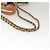 Borsa Tote in Canvas CHANEL Chain 2way Grigia CC Auth 125976 Marrone - vista 9