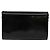 Borsa Gancini Chain Salvatore Ferragamo in pelle verniciata nera e oro Auth 126967 - vista 3