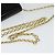 Borsa Gancini Chain Salvatore Ferragamo in pelle verniciata nera e oro Auth 126967 - vista 7