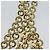 Borsa Gancini Chain Salvatore Ferragamo in pelle verniciata nera e oro Auth 126967 - vista 8
