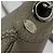 Borsa a Spalla FENDI Celeria in Pelle Grigia Argento Autentica hk2788 - vista 14