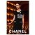 CHANEL Schwarzes Couture-Perlenkleid mit Kameliabrosche 40 FR - Ansicht 6