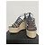 Sandali con zeppa Alaïa in pelle nera con borchie argentate Nero - vista 7