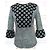 Autre Marque TROMPETENBLUSE PLACKET Hellgrün - Ansicht 12