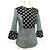 Autre Marque TROMPETENBLUSE PLACKET Hellgrün - Ansicht 8