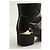 Lk Bennett Botas de couro pretas - vista 3