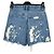Short in denim blu Finger in the nose - vista 2