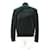 Yves Saint Laurent Veste Varsity en Velours Saint Laurent Vert  - vue 1