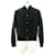 Yves Saint Laurent Veste Varsity en Velours Saint Laurent Vert  - vue 2