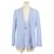 Hermès Giacca camicia a strisce stratificata Hermes Blu  - vista 2