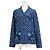 Camicia da pigiama in seta Monogram Louis Vuitton Blu