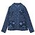 Camicia da pigiama in seta Monogram Louis Vuitton Blu - vista 11