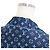 Camicia da pigiama in seta Monogram Louis Vuitton Blu - vista 8