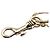 Chloé Chloe Logo Charm Tasche Charm aus vergoldetem Metall - Ansicht 3