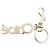 Chloé Charm de bolso con logo chapado en oro y strass Chloe - vista 2