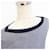 Hermès Hermes Baumwollkleid Weiß Marineblau  - Ansicht 8