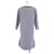 Hermès Hermes Baumwollkleid Weiß Marineblau  - Ansicht 9