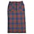 Autre Marque Falda de tweed ASTRAET Castaño Roja Azul marino