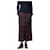 Autre Marque Falda de tweed ASTRAET Castaño Roja Azul marino - vista 3