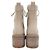 Hermès Stivaletti in pelle con lacci Hermes Beige - vista 7