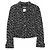 Chanel Tweed Jacket Wool Blend Black Multicolor Multiple colors - view 11