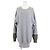 Céline Oversized Tunika-Kleid aus Cashmere-Ei-Strick von Celine Braun Blau Khaki