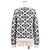 Chanel Kaschmirpullover, Herz-Klee-Muster, Rundhals, Größe 36 Weiß - Ansicht 6