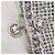 Giacca Chanel senza collo in tweed e ecopelliccia glitterata D'oro - vista 8