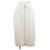 Falda Chanel Matelasse Diamond Acolchada Blanco Crudo  - vista 1