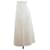 Falda Chanel Matelasse Diamond Acolchada Blanco Crudo  - vista 3
