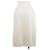 Falda Chanel Matelasse Diamond Acolchada Blanco Crudo  - vista 5