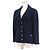 Giacca in lino e lana Chanel Blu Blu navy - vista 2