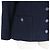 Giacca in lino e lana Chanel Blu Blu navy - vista 4