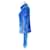 Autre Marque ACNE STUDIOS Rayon Nylon Chenille Sweater High Neck Pullover Blue Purple  - view 3