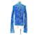 Autre Marque ACNE STUDIOS Rayon Nylon Chenille Sweater High Neck Pullover Blue Purple  - view 4