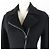 Hermès Chaqueta acolchada de metal HERMES Medor negra 34 Negro - vista 2
