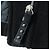 Hermès Chaqueta acolchada de metal HERMES Medor negra 34 Negro - vista 6