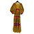 Autre Marque SUN BUNCH Langer bunter Baumwollkleid Mehrfarben - Ansicht 2