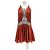 Magali Pascal Terrakotta-Kleid Orange