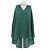 Autre Marque Abito verde con scollo halter CARAVANA