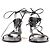 Ancient Greek Sandals Sandali neri "Embiria" Nero - vista 4