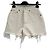 Shorts de denim Re/Done bege