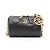 Chanel Mini Bowling Matelasse Shoulder Bag Black