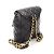 Timeless Chanel Matelassé Rucksack aus schwarzem Lammleder - Ansicht 3