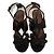 Sandali Alaïa in pelle nera Nero