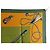 Hermès BUFANDA HERMES LOS RIFLES DE LINARES 1961 1ª EDICIÓN CUADRADA 90 SEDA Caqui - vista 3