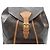 Zaino Montsouris Monogram Louis Vuitton in tela monogram marrone e naturale - vista 18